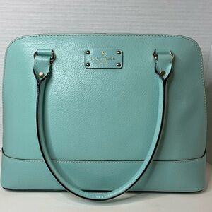 NWT Kate Spade Wellesley Rachelle Embossed Leather Satchel Purse Handbag Medium